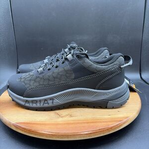 Ariat Outpace Work Shift Womens Size 7 Wide Shoes Soft Toe Black Sneakers